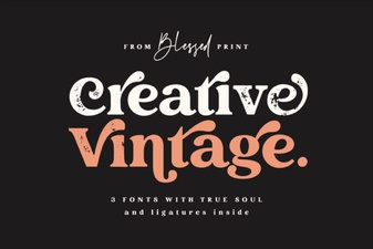 Vintage Fonts for Creative Design & Inspiration