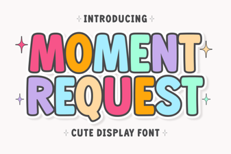 Moment Request Font for Logo Design Projects
