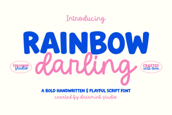 Rainbow Darling Duo Font Download & Pairing Ideas