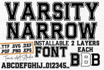 Design a Bold Brand with the Varsity Narrow Font