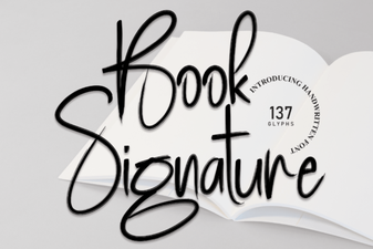 Design Fonts for Personalized Author Signatures