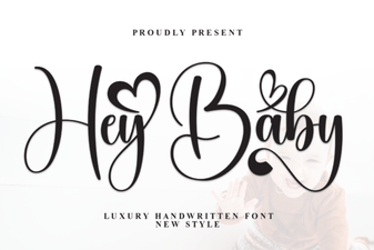 Hey Baby Font for Fun & Creative Project Ideas