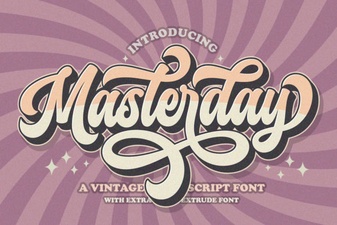 Masterday Font: a Modern Design Toolkit