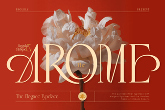 Arome Font: Creative Typeface Design Ideas